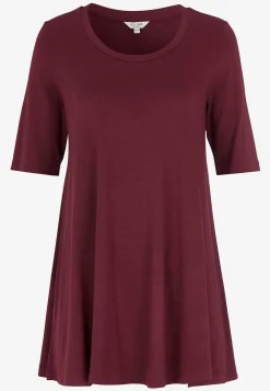 Jerseytunika med korte ærmer