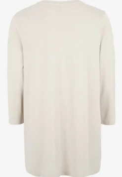 Jerseytunika med rhinstensdetaljer