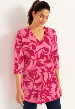 Jerseytunika med rynkedetalje