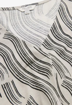 Jerseytunika med rynkedetalje