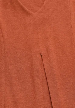 Jerseytunika med rynkedetalje