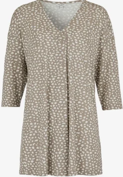 Jerseytunika med rynkedetalje