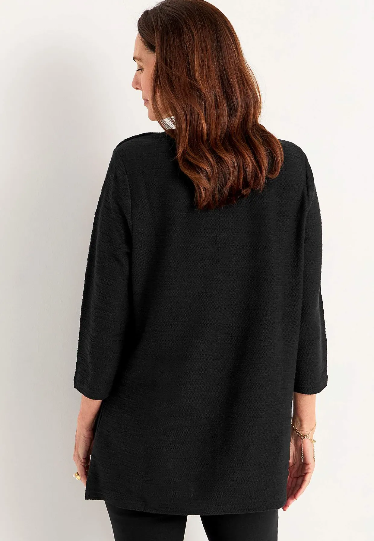 Jerseytunika med struktur