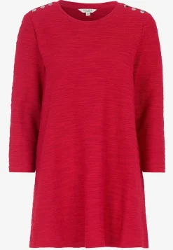 Jerseytunika med struktur