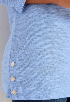 Jerseytunika med struktur