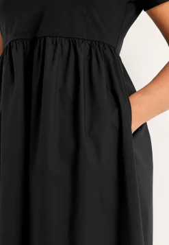 Kjole i poplin og jersey | Cellbes