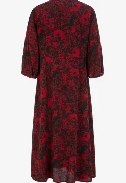 Kjole i viskose med et blomstermønster | Cellbes