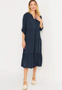 Kjole med volanter | Cellbes