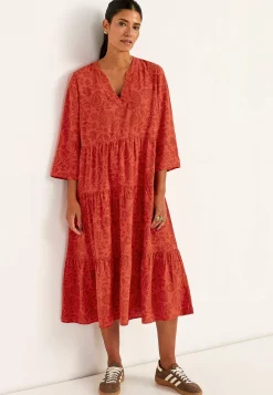 Kjole med volanter | Cellbes