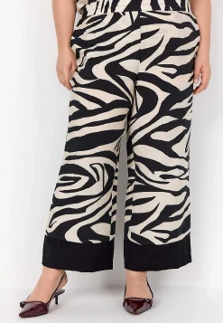 Kjole med zebramønster