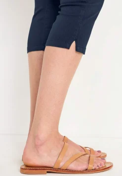 Komfortable capribukser i bomuldstwill | Cellbes