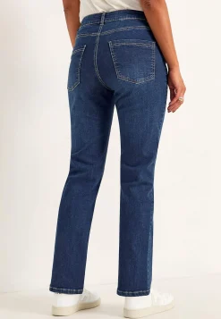 Komfortable stretchjeans med lige ben