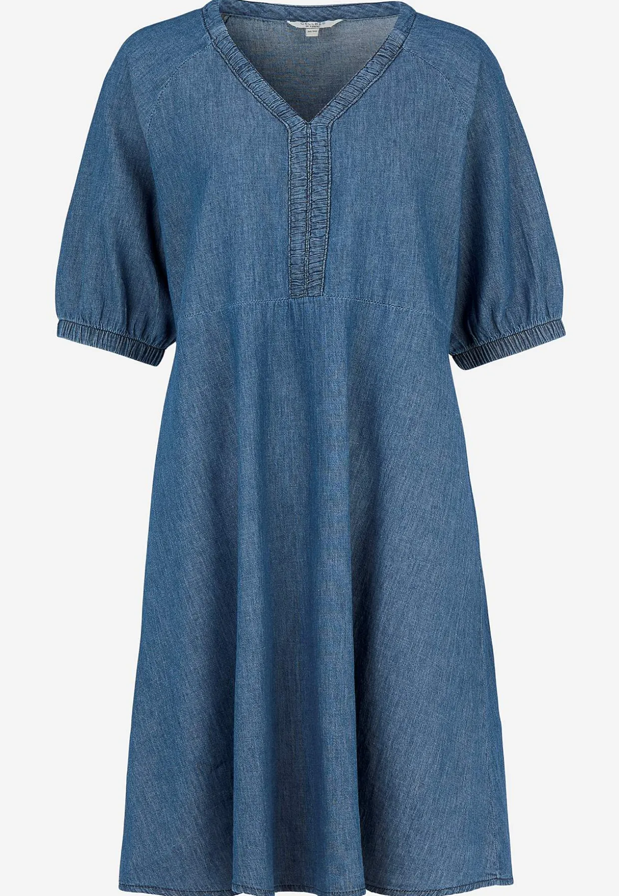 Kort cowboykjole med pufærmer | Cellbes