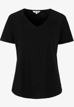 Kortærmet jerseytop i bomuld Alex