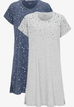 Kortærmet natkjole 2-pack