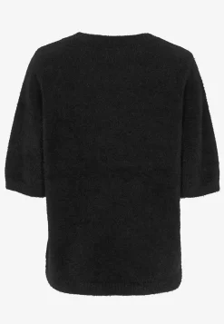 Kortærmet strikket trøje