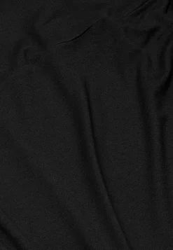 Lang jerseynederdel med svaj