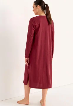 Lang natkjole med blondekant | Cellbes