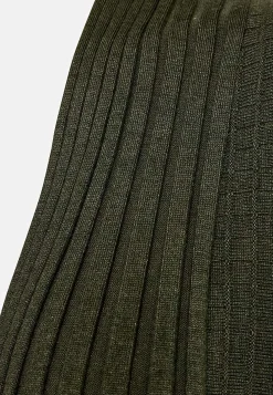 Lang, ribbet cardigan