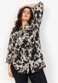 Lang skjorte med crepe kvalitet | Cellbes