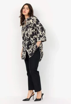 Lang skjorte med crepe kvalitet | Cellbes