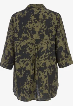 Lang skjorte med crepe kvalitet | Cellbes