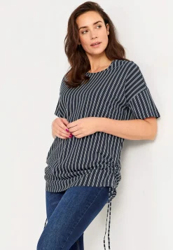 Lang top med træksnøre i siderne 2-pack