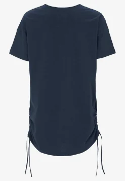 Lang top med træksnøre i siderne 2-pack