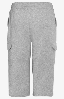 Lange sweatshirt-shorts med cargolommer