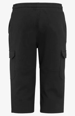 Lange sweatshirt-shorts med cargolommer