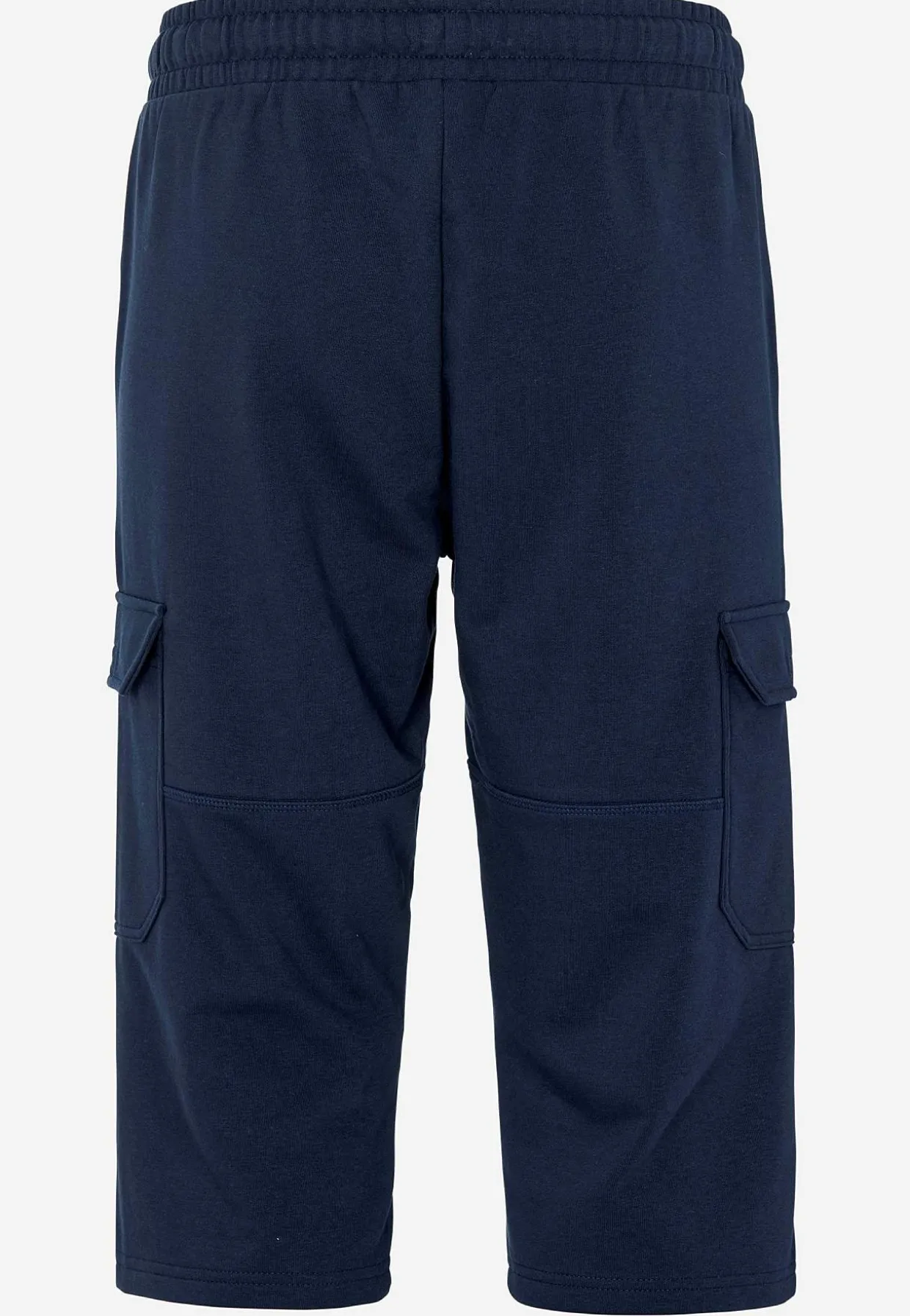 Lange sweatshirt-shorts med cargolommer