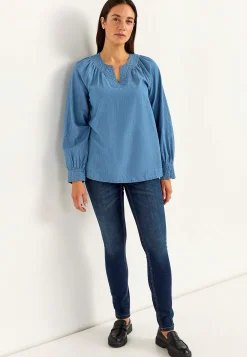 Let, luftig denimtunika