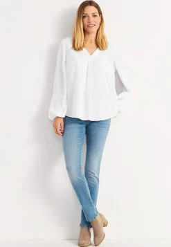 Lige jeans med høj talje | Cellbes