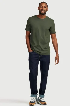 Lige jeans med stræk