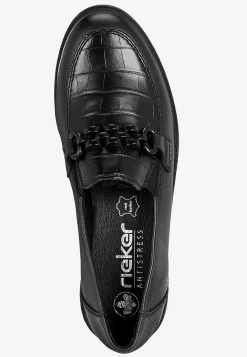 Loafer med sort metallukning