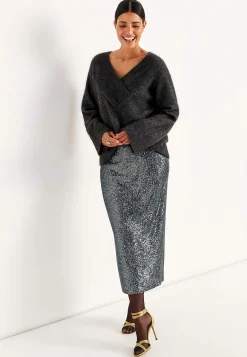 Luksuriøs pailletnederdel