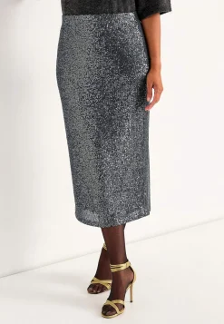 Luksuriøs pailletnederdel