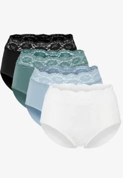 Miditrusse i bomuld 4-pack