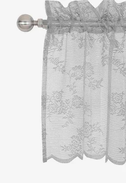 Mønstret blondegardin