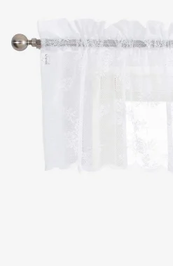 Mønstret blondegardin