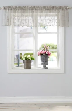 Mønstret blondegardin | Cellbes