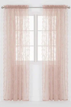 Mønstret blondegardin 2-pack | Cellbes