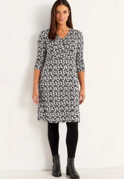 Mønstret jerseykjole | Cellbes