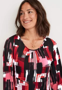 Mønstret jerseykjole | Cellbes