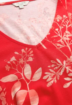 Mønstret jerseykjole med lommer