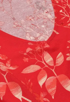 Mønstret jerseykjole med lommer