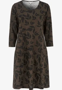 Mønstret jerseykjole med lommer | Cellbes