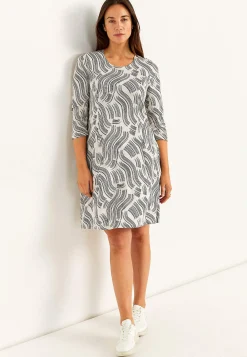 Mønstret jerseykjole med lommer | Cellbes