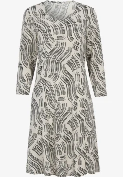 Mønstret jerseykjole med lommer | Cellbes