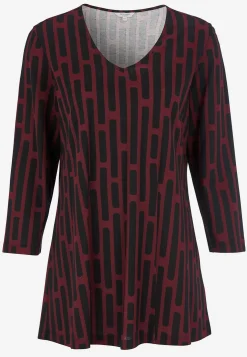 Mønstret jerseytunika